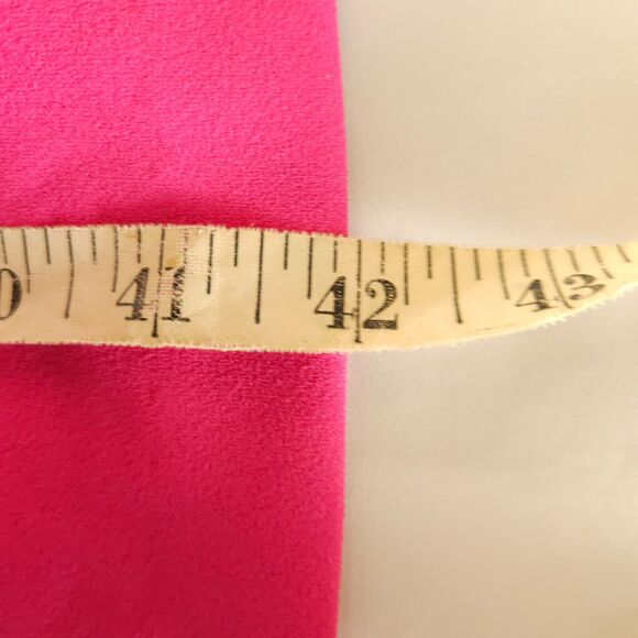 NWT Tommy Hilfiger Womens 20w Pink Cold Shoulder Sheath Summer Sleeve Dress - Picture 8 of 8